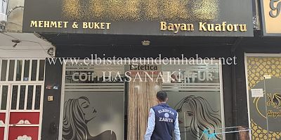 Kuaförlere SALGIN Denetimi