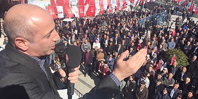 “Lafta Gönül İcraatta Millete Kül”