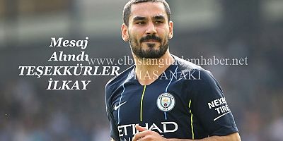 MESAJ ALINDI TEŞEKKÜRLER İLKAY