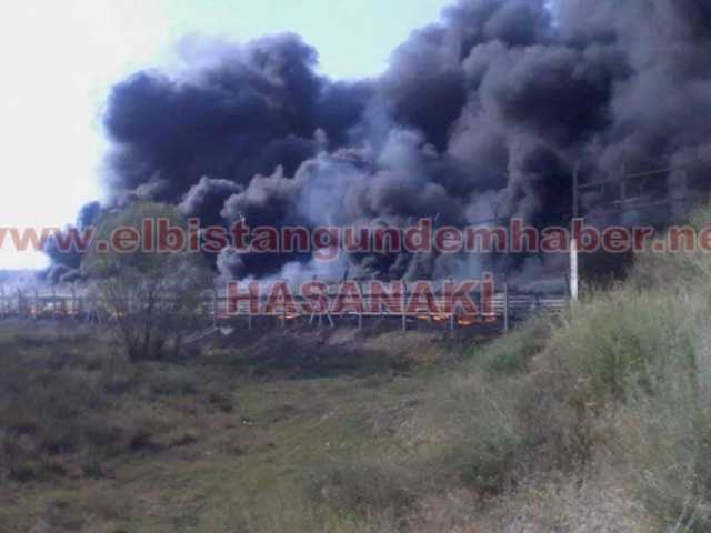 Santral Yangını Korkuttu