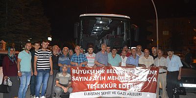 Şehit Aileleri ve Gazilerden BB’ye Teşekkür