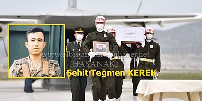 Şehit Ateşi Elbistan’a Düştü