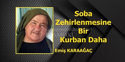 Soba Zehirlenmesi Yine Can Aldı