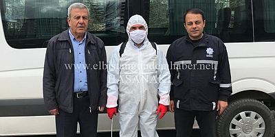 Şoförler Odasından Dezenfekte Jesti