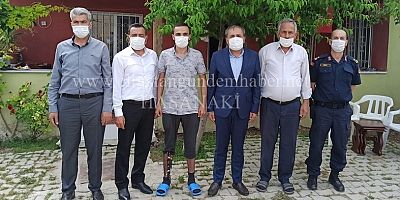 Suriye Gazisine Anlamlı Ziyaret