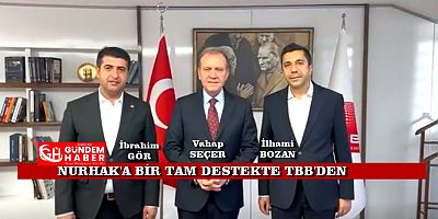 TBB: “Nurhak’a Desteğe Hazırız” 
