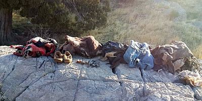 Teröristlerin Yaşam Malzemesi İmha Edildi