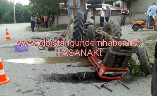 Traktör Kazası: 1 Ölü