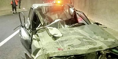 Tünelde Kaza: 1 Ölü 1 Yaralı