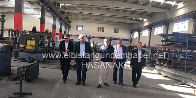 ÜSKİM Heyeti Elbistanlı Sanayicilerle Buluştu