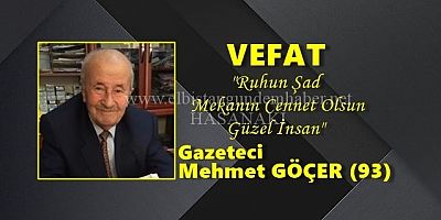 VEFAT Mehmet GÖÇER (93)