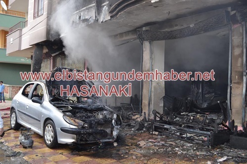 Yangın Panik Yarattı